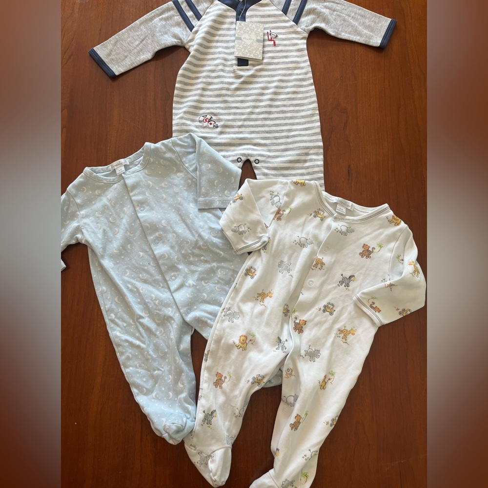 Kissy kissy size 3-6 month bundle of 3